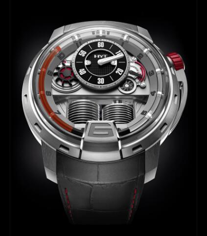 Replica HYT H1 QUAI DU MONT-BLANC 148-TT-21-RF-AG Watch